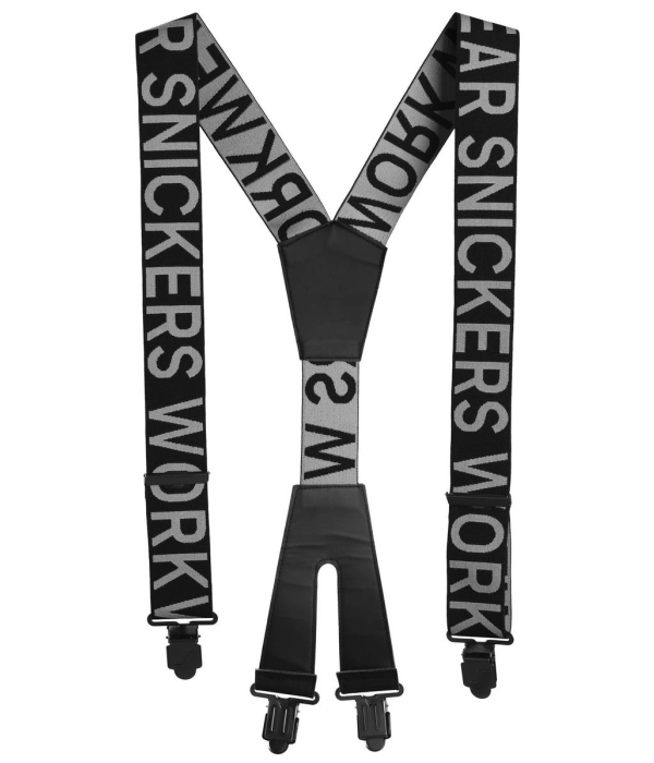 Snickers Bukseseler med logo Black/Steel