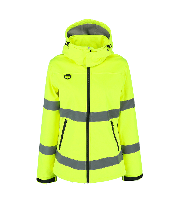 Calomel Softshelljakke High Vis dame